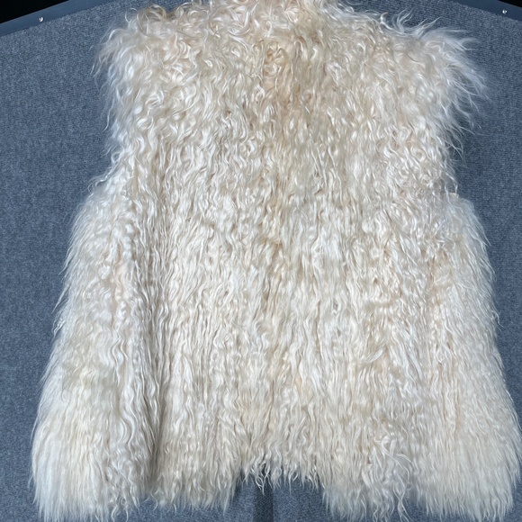 vintage rustic Tibetan lamb vest - Picture 1 of 4